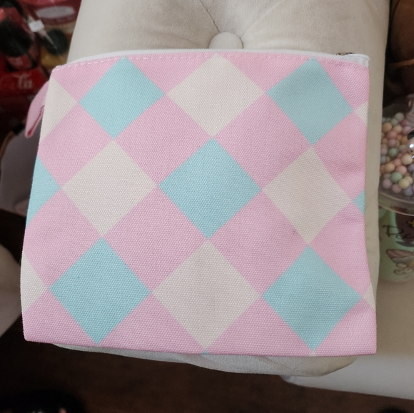 (Brand New) LIght pink, blue, and white Hello Kitty tote bag & baby blue thermos - Picture 6 of 8